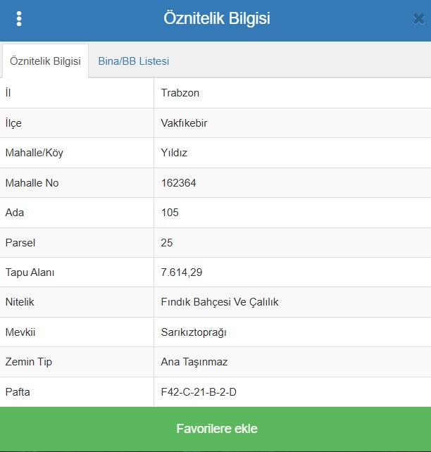 MABEL GAYRİMENKUL/ VAKFIKEBİR/ YILDIZ MAH 18.000 m2 SATILIK ARSA